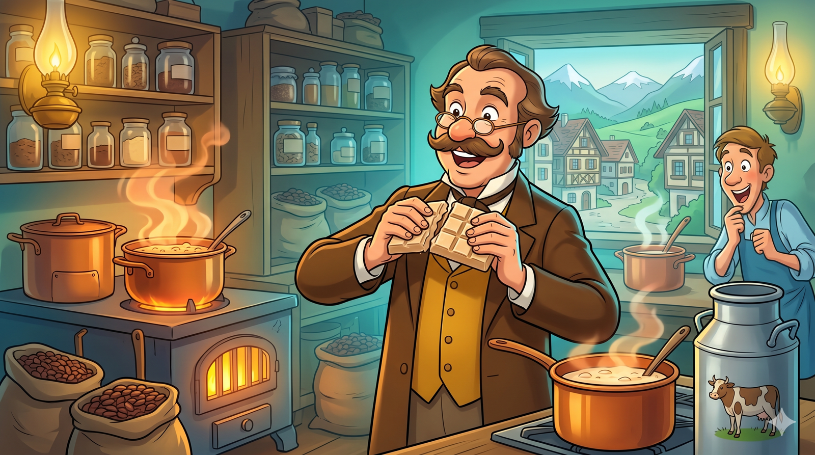 Daniel Peter and the creation of milk chocolate