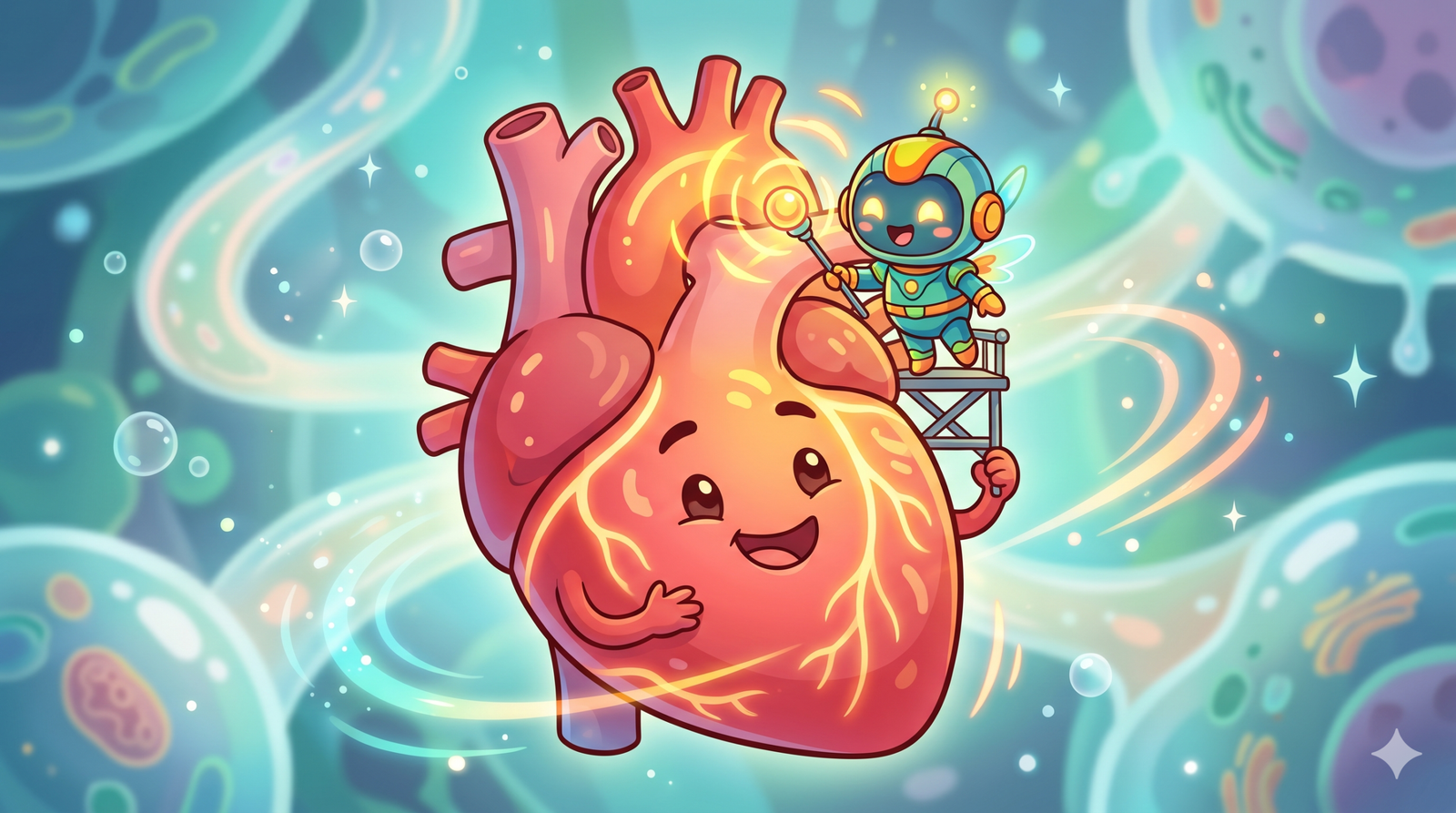 Human heart and electrical rhythm