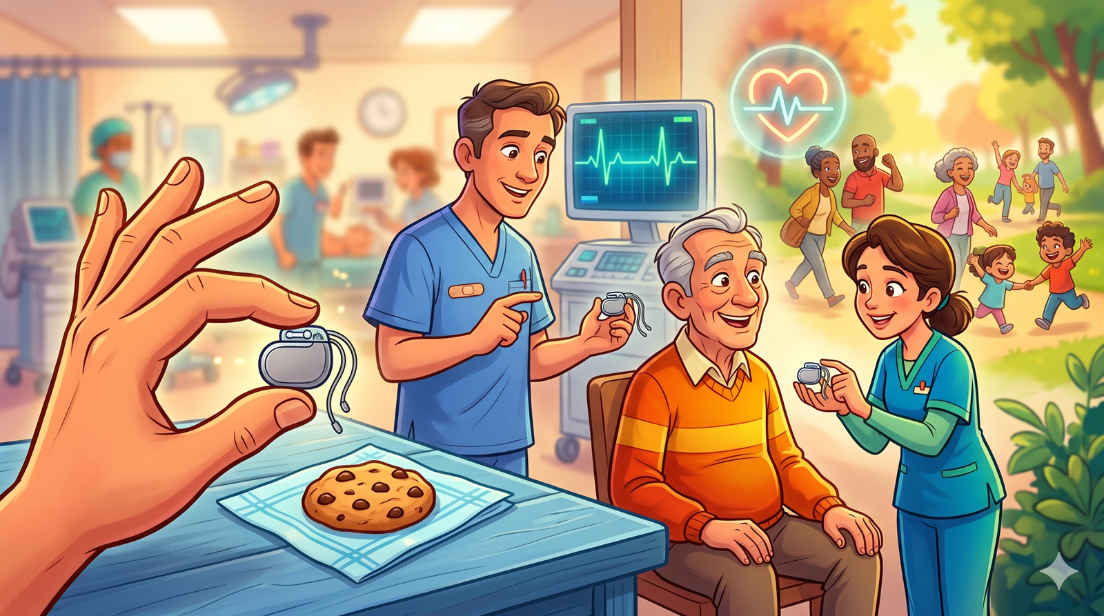 Modern compact pacemaker medical device