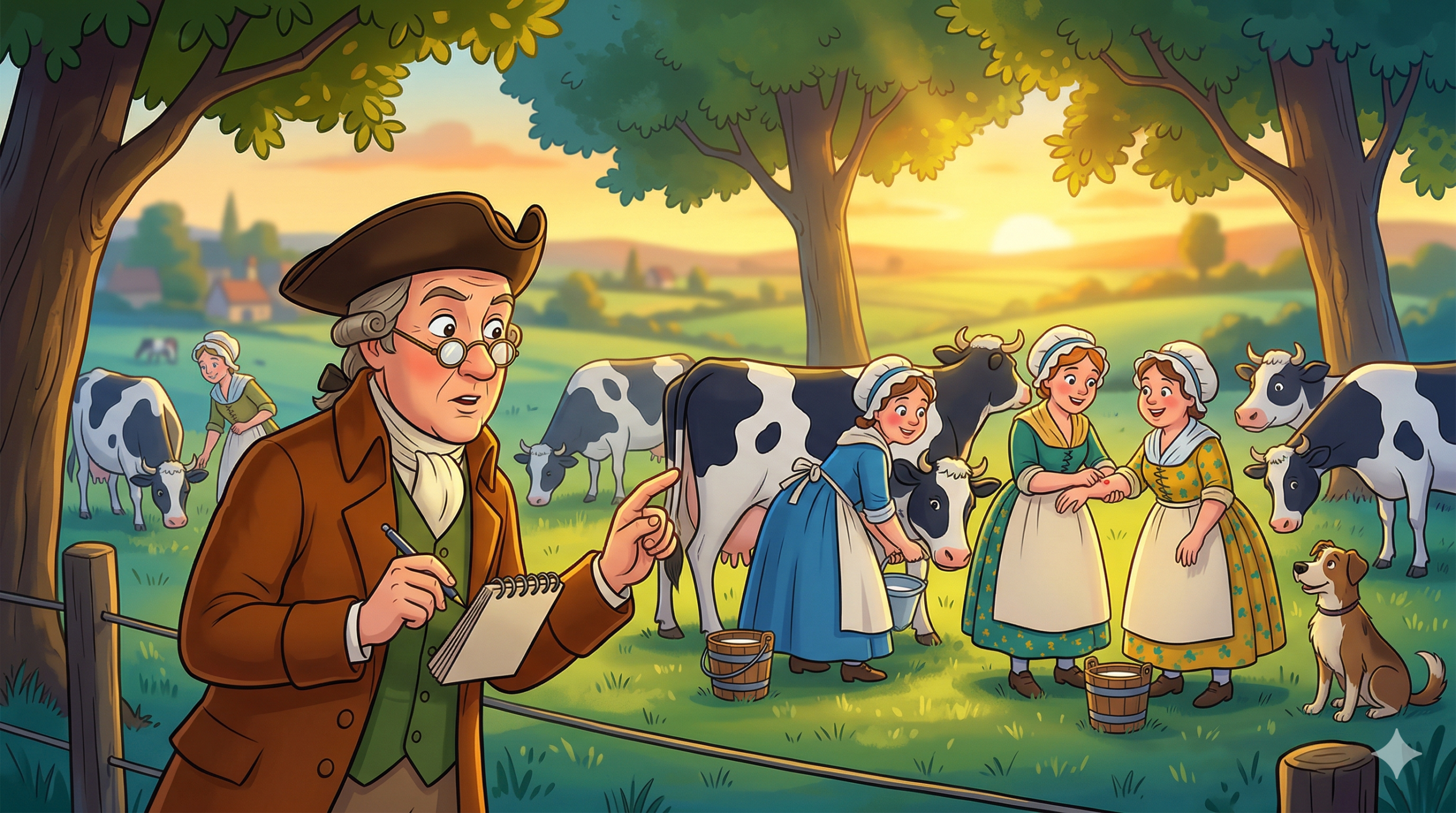 English countryside milkmaids