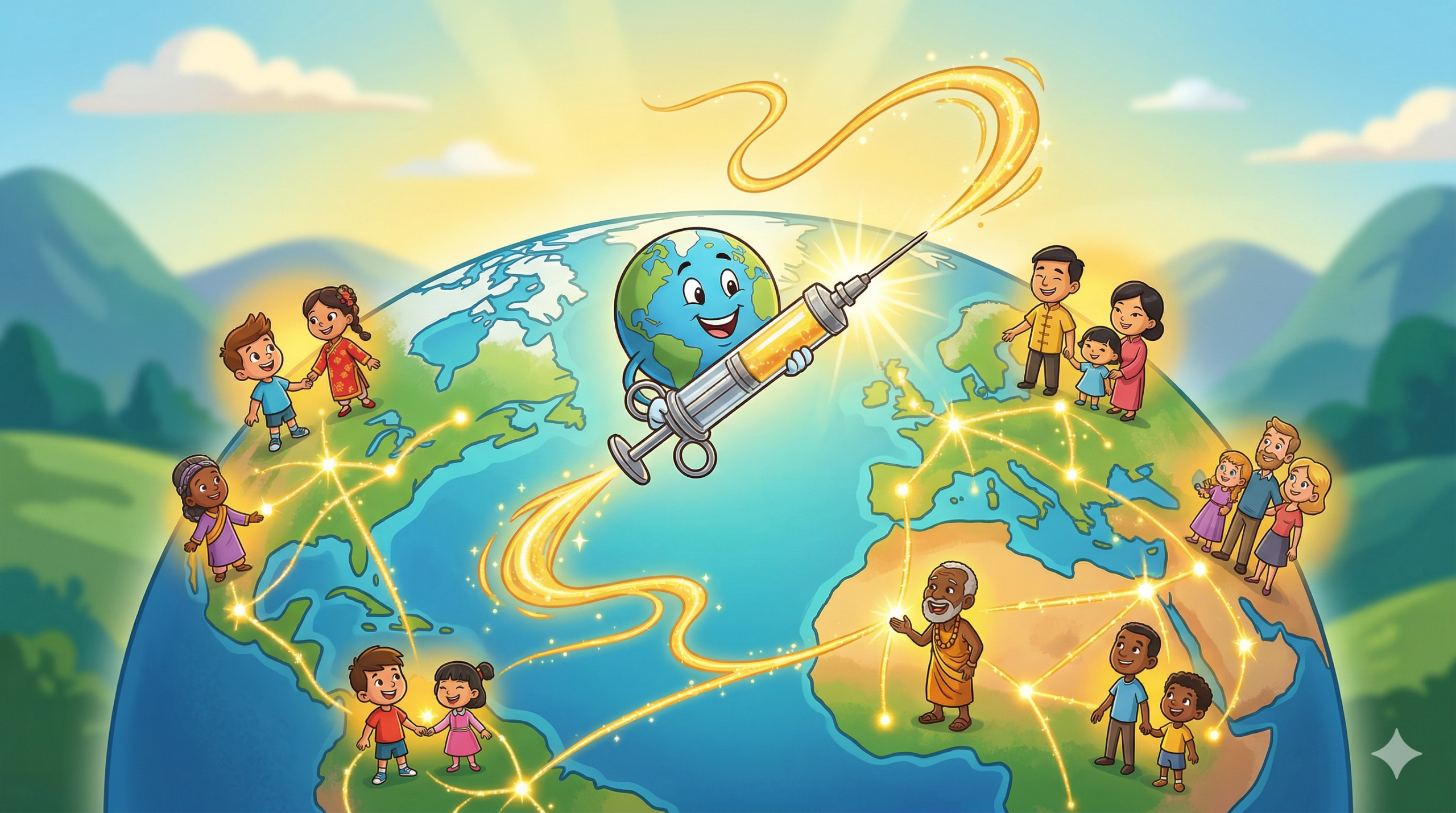 Vaccination reaching people worldwide