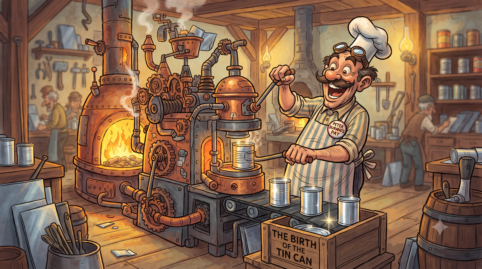 Peter Durand and the invention of the tin can