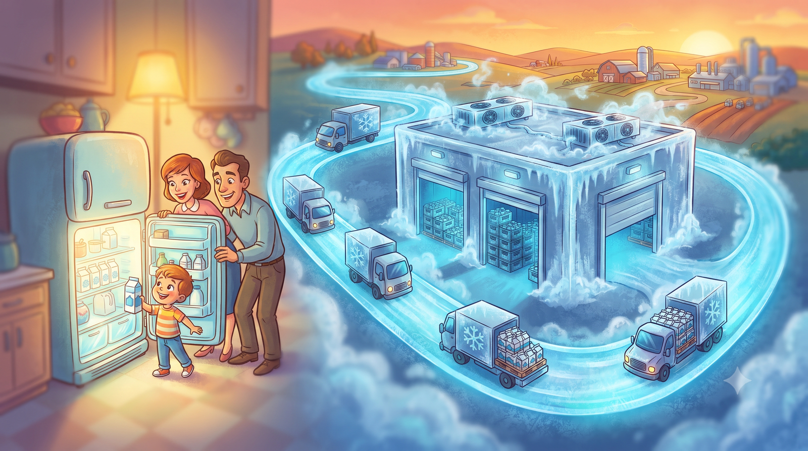 Global refrigeration and modern cold chain infrastructure