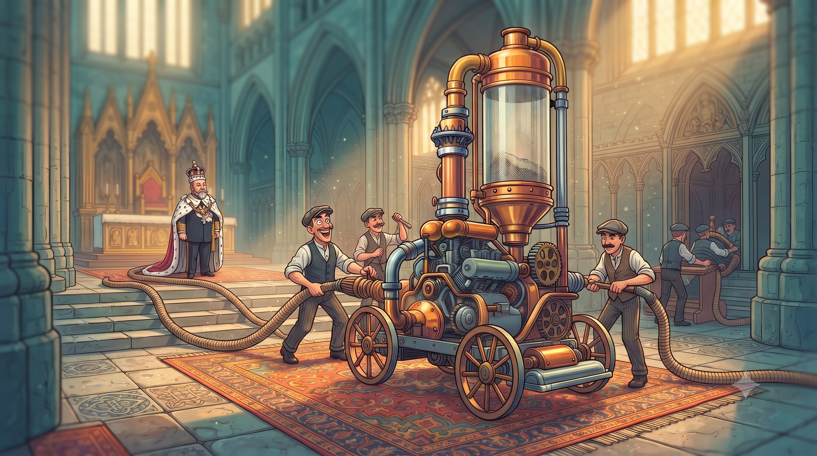 Hubert Cecil Booth and the Puffing Billy vacuum cleaner