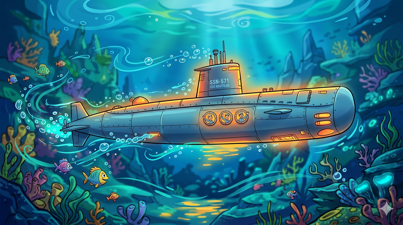 USS Nautilus nuclear-powered submarine