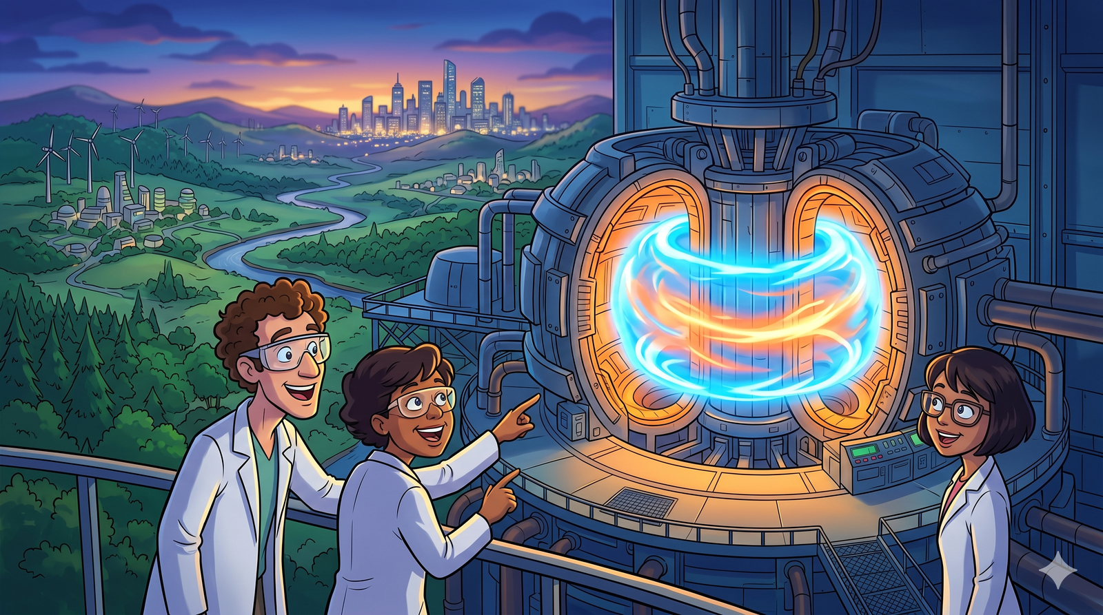 Nuclear fusion tokamak reactor