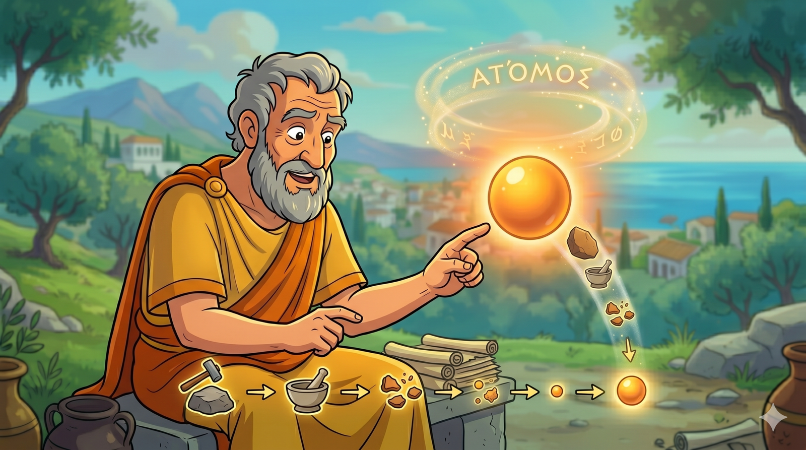 Scientific visualization of atoms and matter