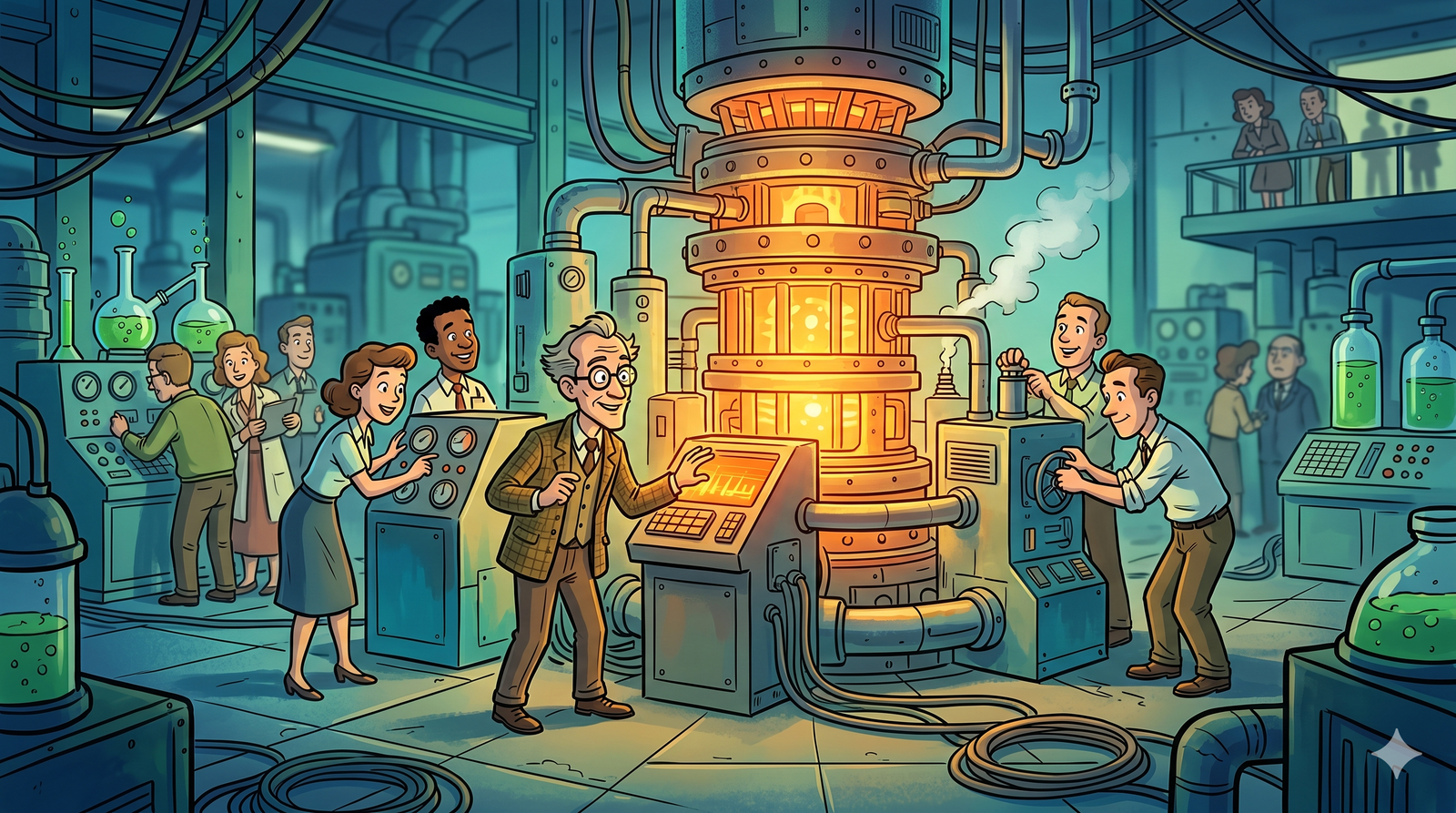 Enrico Fermi and the first nuclear reactor