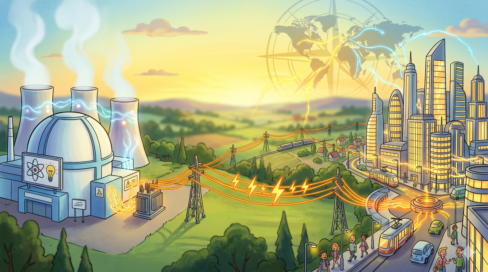 Modern nuclear power plant