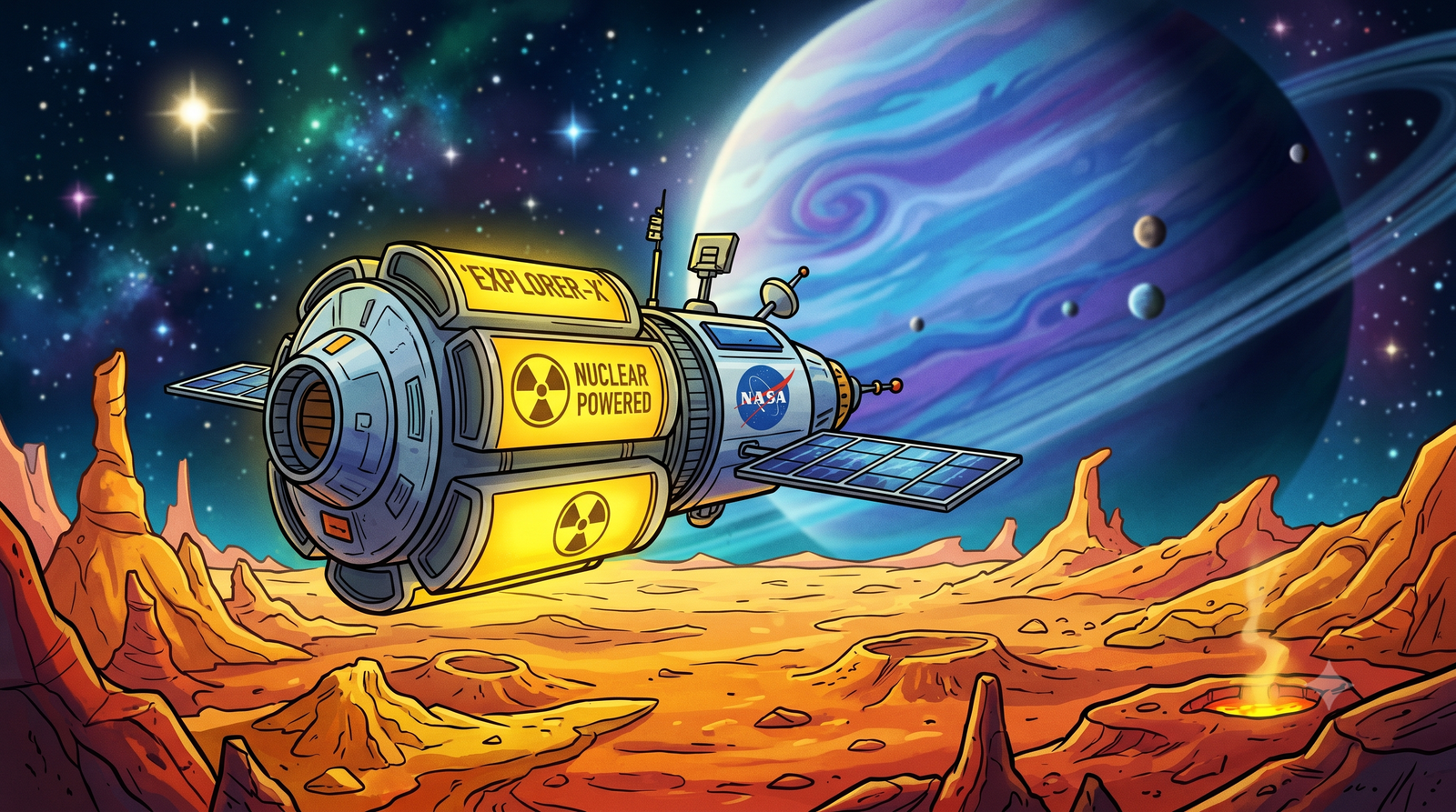 Nuclear power technology used in space exploration