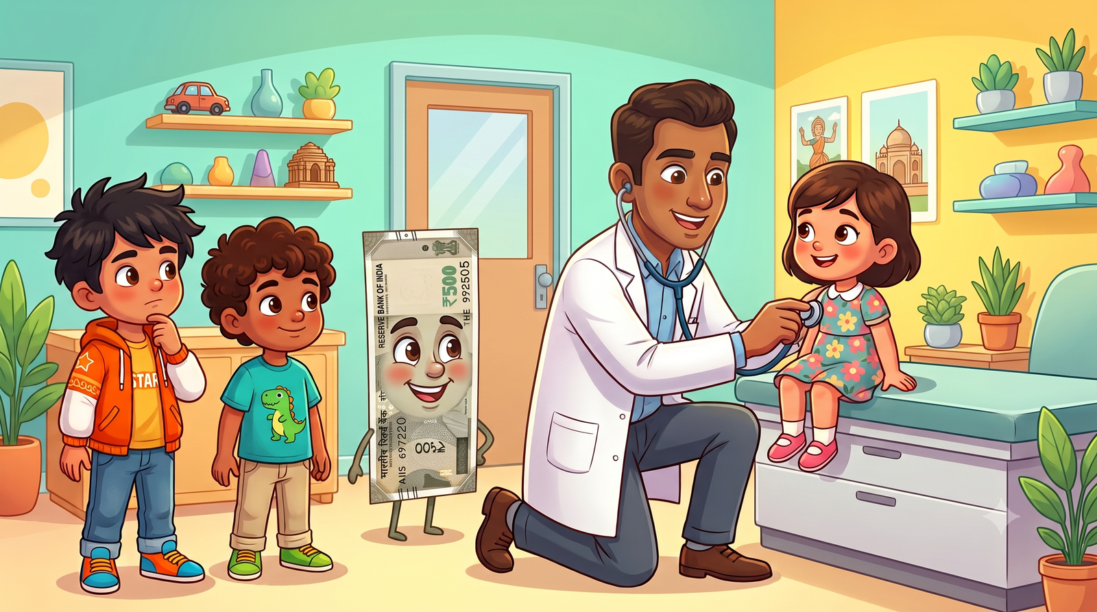 A friendly doctor providing professional care to a patient
