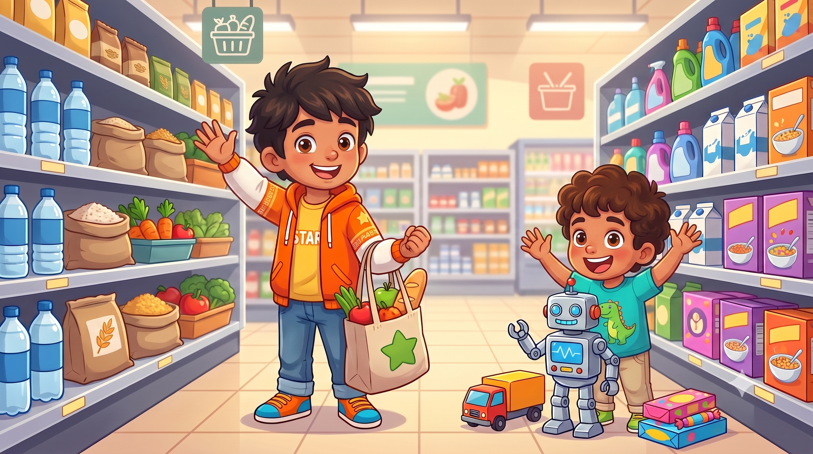 Examples of wants such as toys, ice cream, video games and gadgets